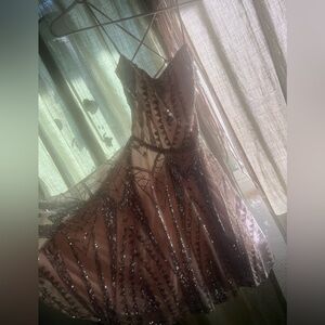 Windsor Pink/Silver Sequin Dress